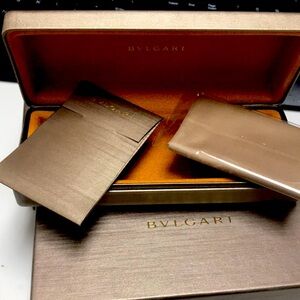 Bulgari Men's Brown Card Holder